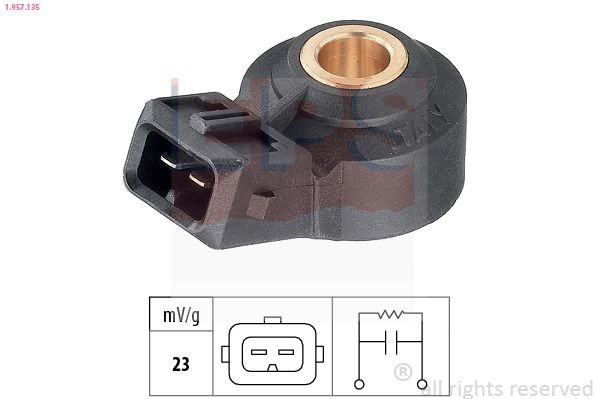 EPS 1.957.135: Kopogásérzékelő Made in Italy - OE Equivalent
