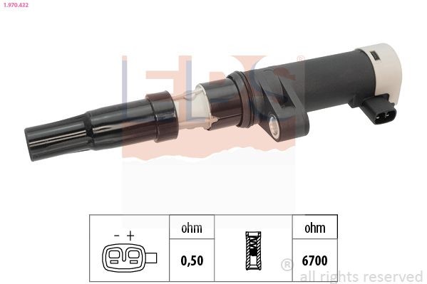EPS 1.970.432: Запалителна бобина Made in Italy - OE Equivalent