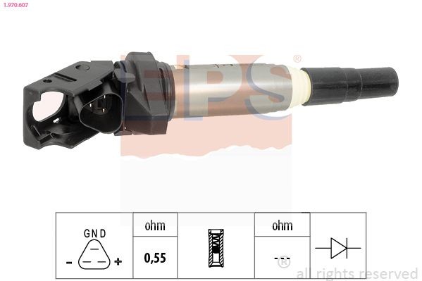 EPS 1.970.607: Zapalovací cívka Made in Italy - OE Equivalent