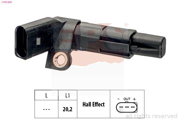 EPS 1.990.317: Süütepooli ühik Made in Italy - OE Equivalent