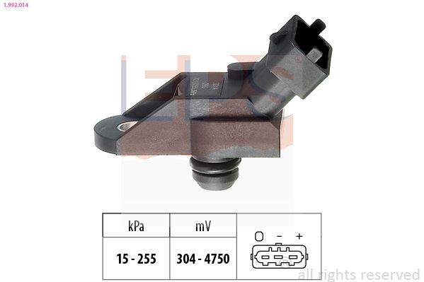 EPS 1.993.014: Gaisa spiediena devējs, Augstuma regulēšana Made in Italy - OE Equivalent