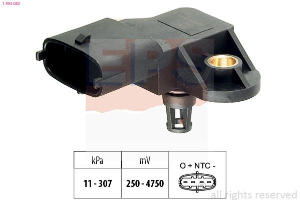 EPS 1.993.082: Luchtdruksensor, hoogteregelaar Made in Italy - OE Equivalent