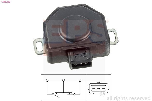 EPS 1.995.032: Andur, drosselklapiasend Made in Italy - OE Equivalent