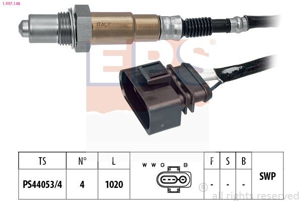 EPS 1.997.148: Lambdasonde Made in Italy - OE Equivalent