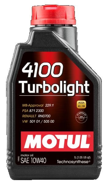 MOTUL 102774: Ulei de motor 1I, 10W-40 TURBOLIGHT