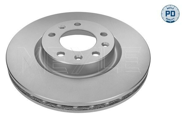 MEYLE 11-15 521 0044/PD: Féktárcsa elsőtengely, Ø: 283mm, Szellőztetett, Ø: 283mm, Cinkbevonatú lamellák, MEYLE-PD Quality