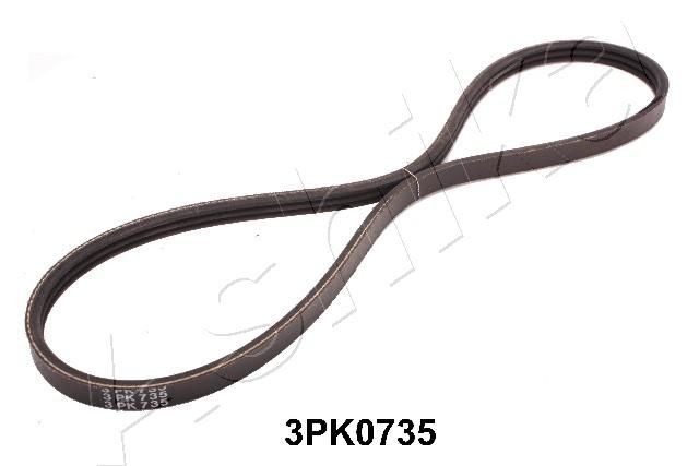 ASHIKA 112-3PK0735: Curea transmisie cu caneluri 735mm