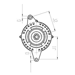 HC-Cargo 112128: Alternatore 75A