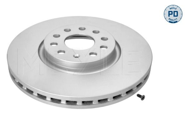 MEYLE 115 521 0027/PD: Piduriketas Esisild, Ø: 314mm, õhutusega, Ø: 314mm, Tsink-lamell-kattega, koos kruvidega, MEYLE-PD Quality
