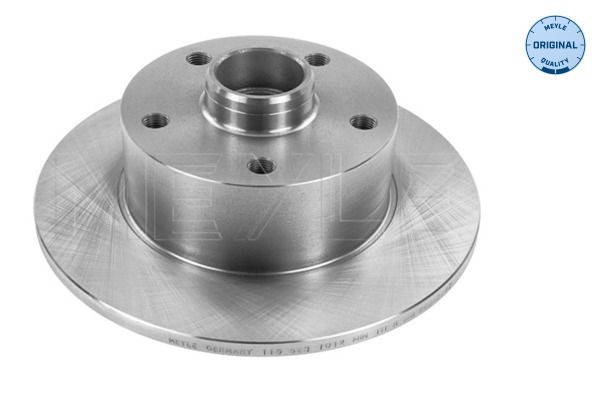 MEYLE 115 523 0016: Piduriketas Tagasild, Ø: 245mm, täis, Ø: 245mm, ORIGINAL Quality