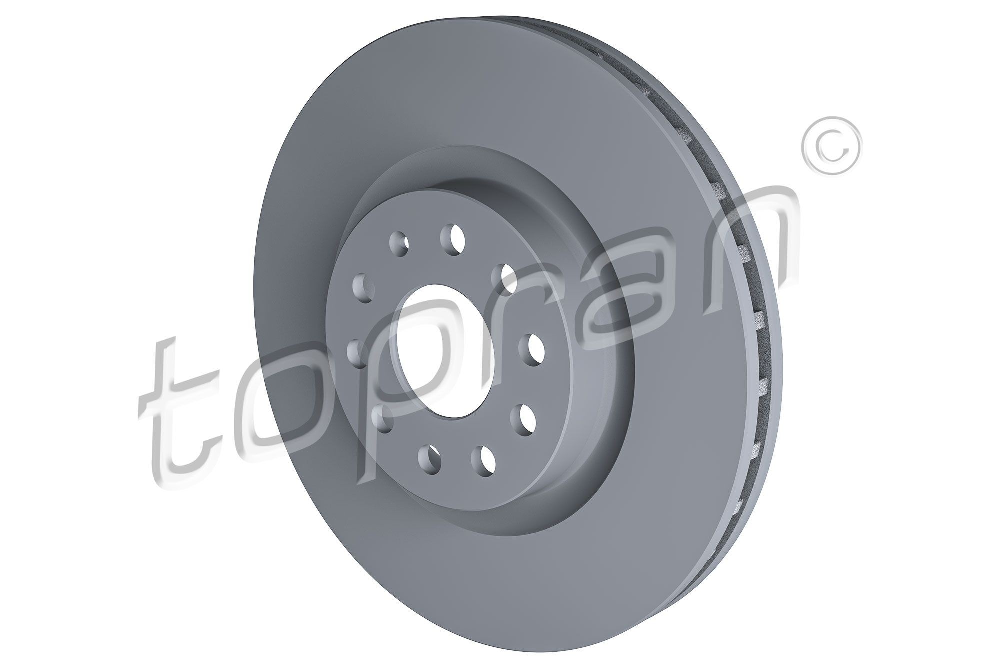 TOPRAN 116 286: Piduriketas COATED Esisild, Ø: 314mm, õhutusega, Ø: 314mm, kaetud