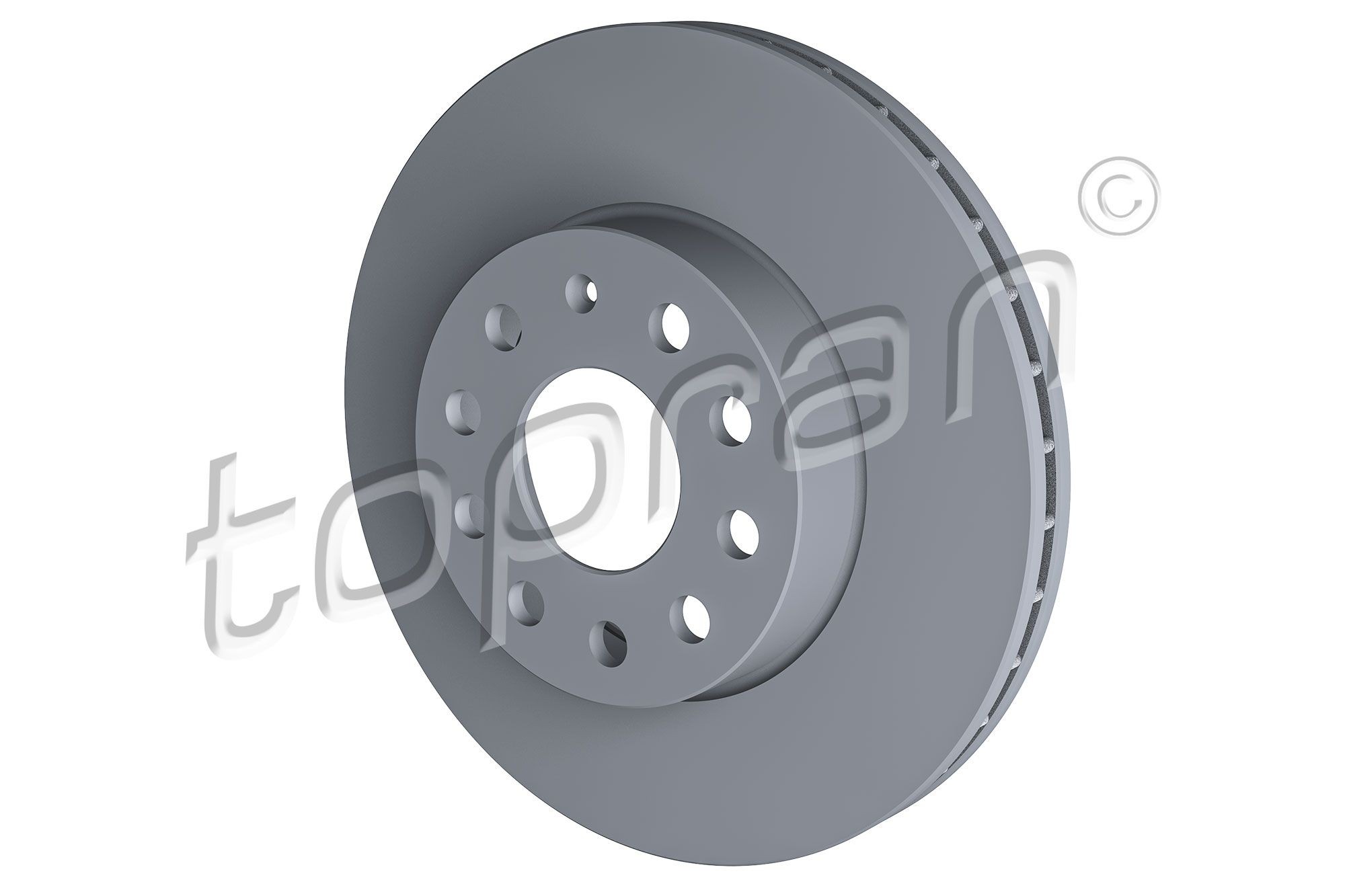 TOPRAN 116 796: Piduriketas COATED Esisild, Ø: 276mm, õhutusega, Ø: 276mm, kaetud
