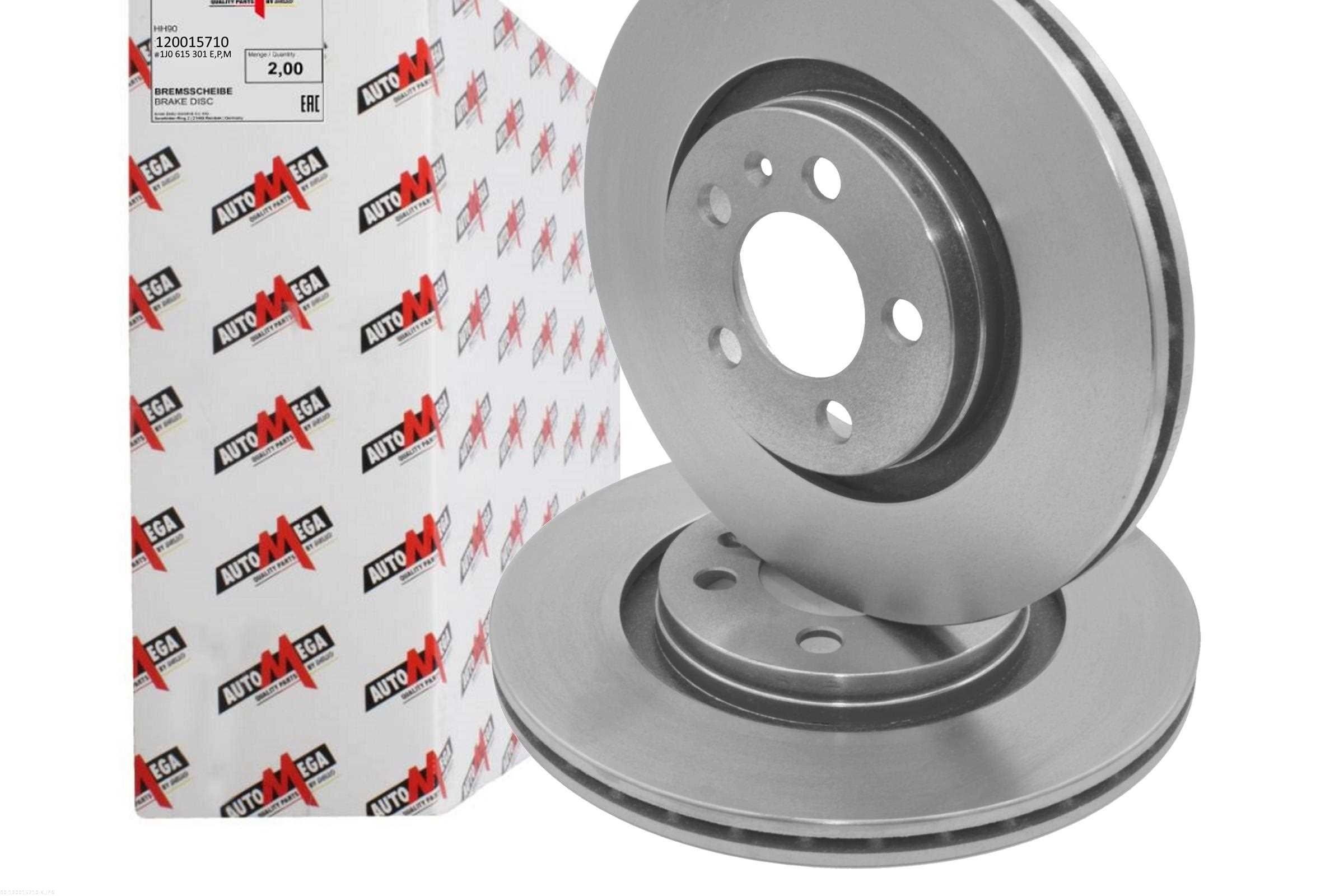 AUTOMEGA 120015710: Disco de freno Ø: 280mm, ventilado, Ø: 280mm