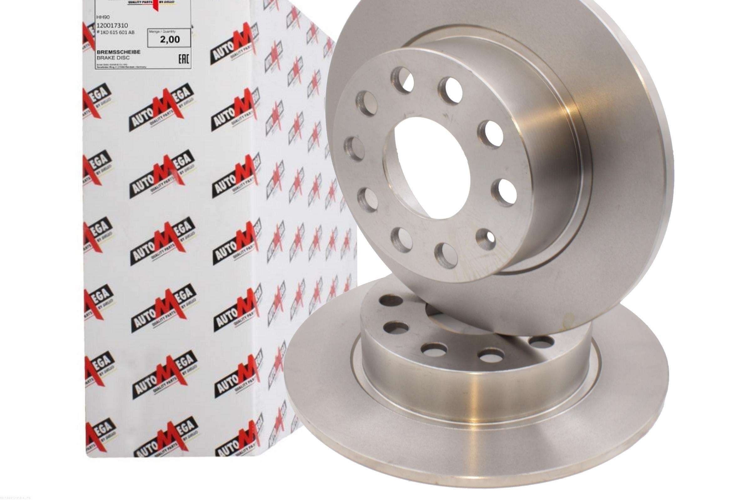 AUTOMEGA 120017310: Stabdžių diskas Ø: 253mm, visiškai, Ø: 253mm