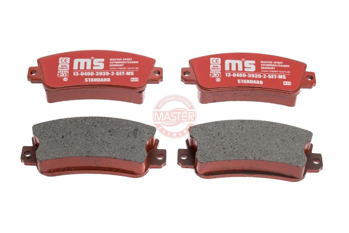MASTER-SPORT 13046039392-SET-MS: Bremseklodser HD Long Drive foraksel, med anti-knirke-plade