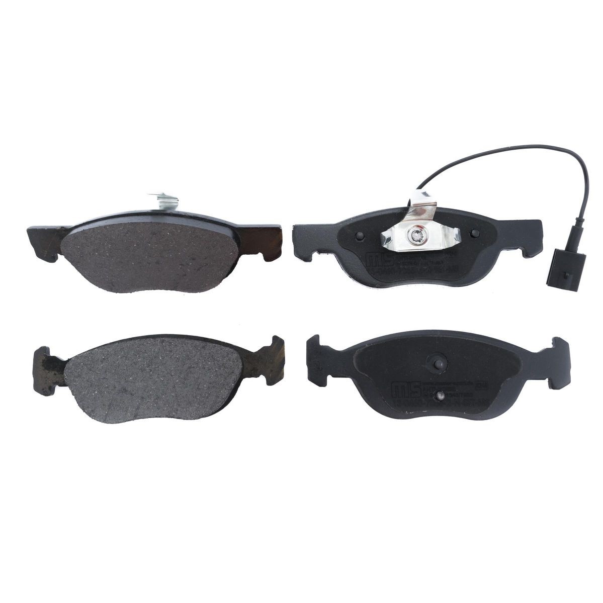 MASTER-SPORT 13046070652N-SET-MS: Bremseklodser Premium foraksel, med anti-knirke-plade