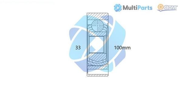 ODM-MULTIPARTS 14-216033: Set articulatie, planetara