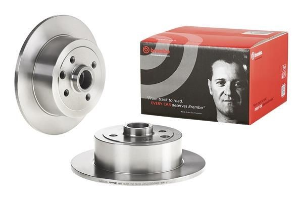 AP 14291: Disco de freno Ø: 247mm, macizo, Ø: 247mm, con tornillos