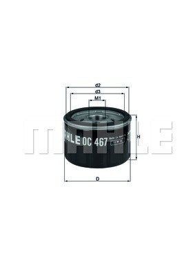 MAGNETI MARELLI 154066931050: Eļļas filtrs