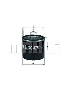 MAGNETI MARELLI 154068174150: Eļļas filtrs