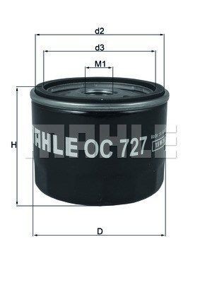 MAGNETI MARELLI 154072357178: Oliefilter