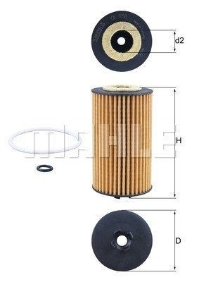 MAGNETI MARELLI 154072366594 Ölfilter