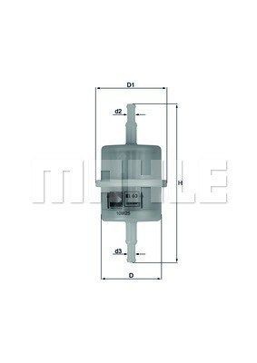 MAGNETI MARELLI 154087186030 Kraftstofffilter