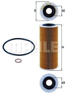 MAGNETI MARELLI 154703170600: Eļļas filtrs