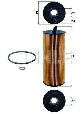 MAGNETI MARELLI 154703540410: Eļļas filtrs