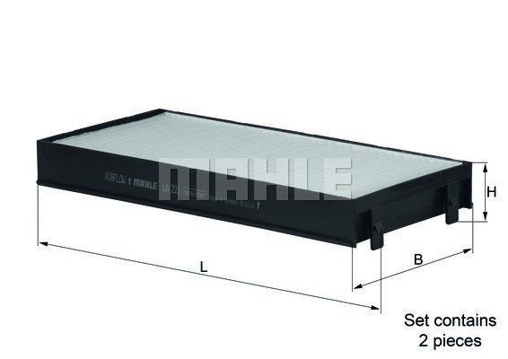 MAGNETI MARELLI 154703549430: Filtre d'habitacle Cartouche filtrante, Filtre à particules
