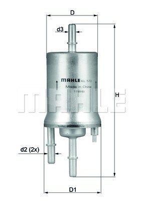MAGNETI MARELLI 154703644570: Kraftstofffilter