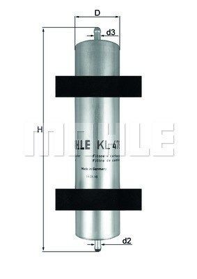 MAGNETI MARELLI 154703829840: Degvielas filtrs