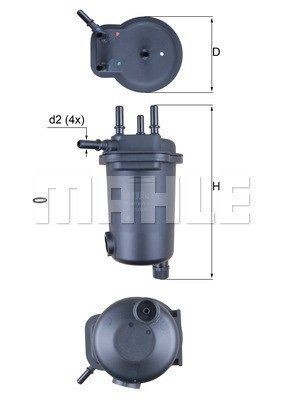 MAGNETI MARELLI 154703850760: Degvielas filtrs