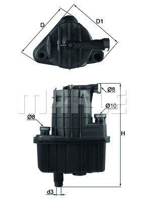 MAGNETI MARELLI 154705604360: Degvielas filtrs