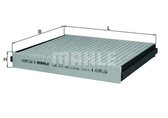 MAGNETI MARELLI 154723527220: Filtrs, Salona telpas gaiss Filtra patrona, Aktivētās ogles filtrs