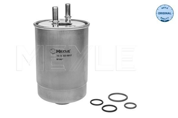 MEYLE 16-14 323 0017: Degvielas filtrs ar blīvēm, ORIGINAL Quality