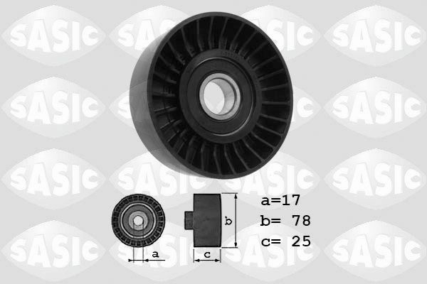 SASIC 1620044: Rola ghidare / conducere, curea transmisie Ř: 78mm, Ř: 78mm