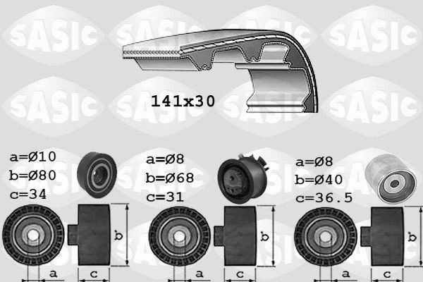 SASIC 1756021: Kit cinghia di distribuzione