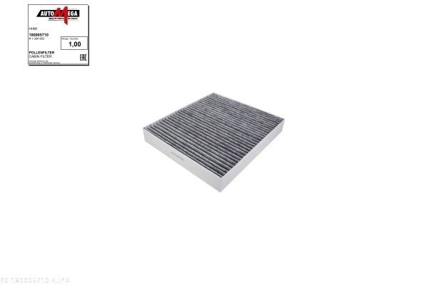 AUTOMEGA 180005710: Filtrs, Salona telpas gaiss Aktivētās ogles filtrs