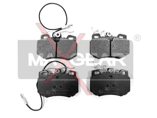 MAXGEAR 19-0454: Bremseklodser foraksel, med anti-knirke-plade