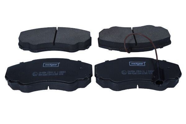 MAXGEAR 19-0594: Bremseklodser foraksel