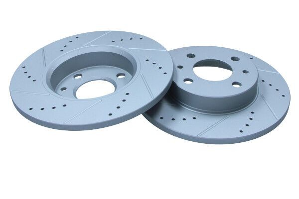 MAXGEAR 19-0680SPORT: Bremžu diski Ø: 240mm, pilnīgi, ar spraugām/caurumiem, Ø: 240mm, lakots, pārklāts, bez riteņa rumbas, bez riteņu stiprināšanas skrūvēm SPORT