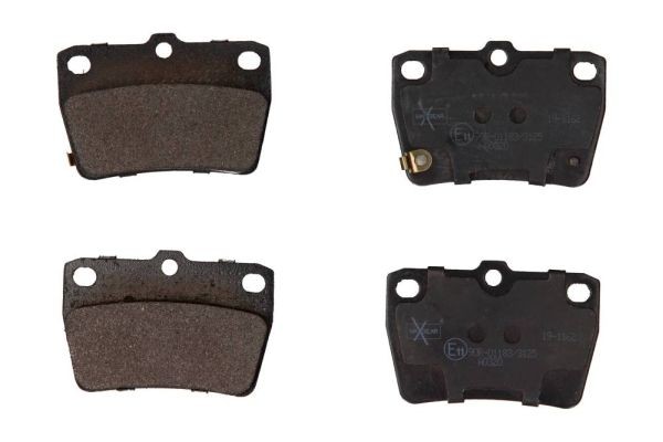 MAXGEAR 19-1162: Kit pastiglie freni Assale posteriore