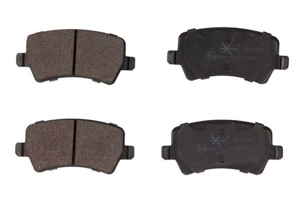 MAXGEAR 19-1474: Piduriklotsid Tagasild