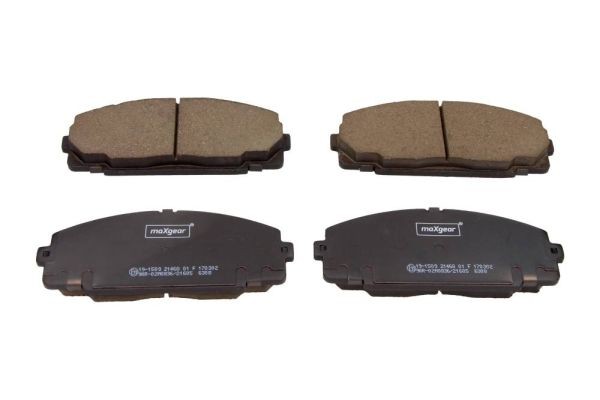 MAXGEAR 19-1509: Plăcuțe de frână
