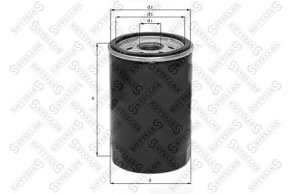 STELLOX 20-50067-SX: Eļļas filtrs