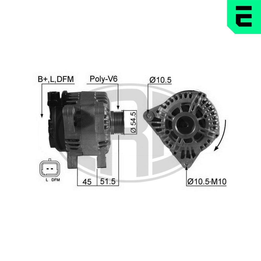 ERA 210538: Laturi 150A