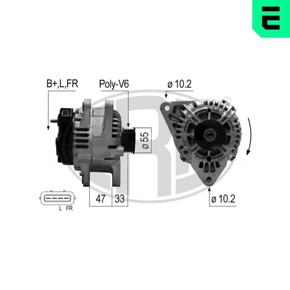 ERA 210646: Alternatore 120A