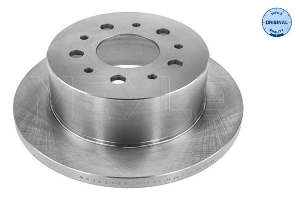 MEYLE 215 523 0027: Bremseskive bagaksel, Ø: 280mm, fuldstændigt, Ø: 280mm, ORIGINAL Quality