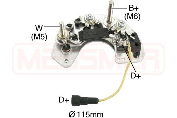 MESSMER 215502: Tasasuuntain, generaattori